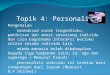 Topic 4 - Personaliti Diri