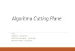 Algoritma Cutting Plane