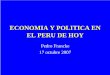 Economia Peru 2007