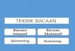 Teknik-Teknik Bacaan Dalam Bahasa Melayu