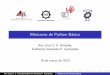 Minicurso Python