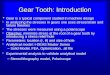 Gear Tooth Design