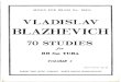 Blazhevich Vladislav 70 Etudes Pour Tuba 65769