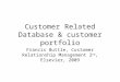2 Customrer Related Database-updated