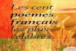Les Cent Poèmes Français Les Plus Célèbres