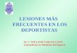 Lesiones Mas Frecuentes en Los Deportistas