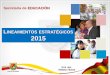 Lineamientos 2015 Secretaría de Educación Pereira