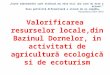Valorificarea integrala a resurselor locale,din Bazinul Dornelor,.ppt