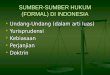 SUMBER-SUMBER HUKUM (FORMAL) DI INDONESIA.ppt