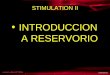 Estimulacion II Introduccion Al Reservorio