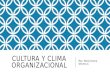 Cultura y Clima Organizacional
