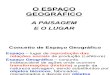 02 - Espaço Geográfico, Paisagem e Lugar.2015.ppt