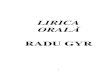 RADU GYR - Lirica Orala