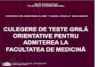 65763931 Biologie Teste Admitere Medicina 2011 Bucuresti