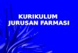 Copy of KURIKULUM Jurusan Farmasi