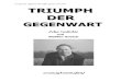 Triumph der Gegenwart - Gedichte von Steffen Gresch
