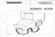 MAHO Uputstvo Za Programiranje CNC 432