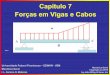 Capítulo VII - Forças em Vigas e Cabos