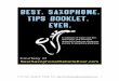 Best Saxophone Tips Booklet Ever