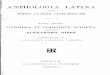 Anth. Lat. - Carmina in Codicibus Scripta Vol.2 - (Buechler - Riese)