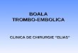 2.Boala tromboembolica + Limfedem