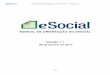 eSocial Manual de Orientação Versão 1.1 (7 de Janeiro de 2014)