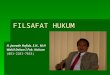 Mata Kuliah FILSAFAT HUKUM oleh H. Jawade Hafidz, S.H., M.H  Wakil Dekan I Fak. Hukum   .Ppt; Power Point