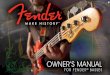 Fender BassGuitars Manual (2011) English