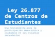 AULA XXI - Acerca de los Centros de estudiantes - Ley 26.877 mod.pptx
