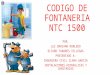 Codigo de Fontaneria Capitulo 4 y 5 Presentacion
