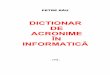 Dictionar de Acronime in Informatica