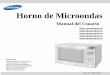 Horno de Microondas - Manual de Usuarioa - MW1660WA
