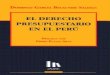 Derecho Presupuestario – Domingo Garcia Belaunde - Peruano