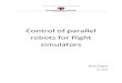 Flight Simulators Using Parallel Robots