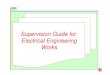 HDB-Supervision Guide for Electrical Engineering Works