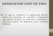 RESOLUCION 5109 DE 2005 y 333 de 2011