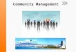 Community management sgm