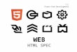 Web html spec