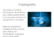 Presentación sobre criptografía