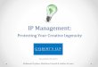 IP Management: Protecting Your Creative Ingenuity - Entrepreneurship 101 (2013/2014)