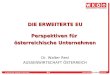 2006. Walter Resl. Die erweiterte EU-Perspektiven für österreichische Unternehmen. CEE-Wirtschaftsforum 2006. Forum Velden