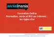 Formation online Promotion Vente et ROI