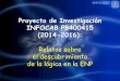 Proyecto de investigación  infocab pb400415