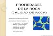 5 Propiedades de La Roca Relacion Todas Material