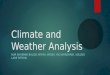 Climate and Weather Analysis