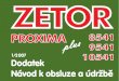 Zetor Proxima Plus 8541,9541,10541 - Návod k Obsluze Dodatek 1-2007