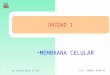 Unidad 4 Membrana Celular