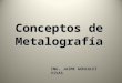Conceptos de Metalografia