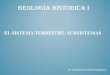 Geología Histórica 4.-El Sistema Terrestre Subsistemas