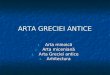 Lectia III Arta Greciei Antice